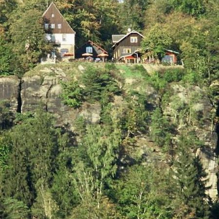 Brand-Baude Hotel Hohnstein Buitenkant foto