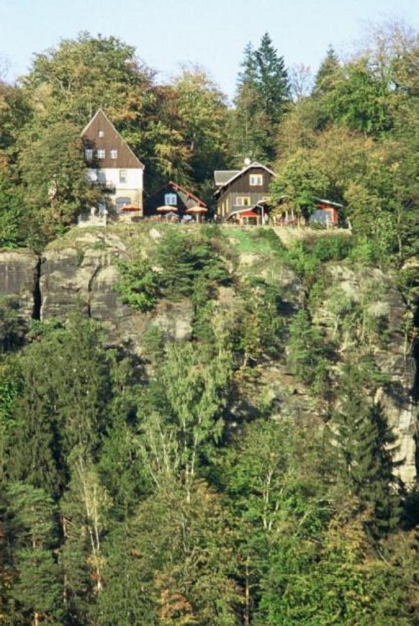 Brand-Baude Hotel Hohnstein Buitenkant foto